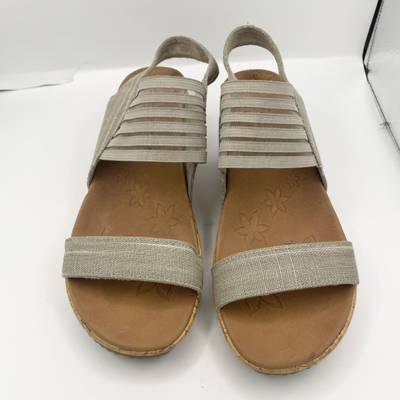 Skechers luxe foam wedge sandals women’s Size 6.5 - Picture 4 of 8